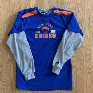 3/$35 Adidas New York Knicks shirt Kids L (14/16)